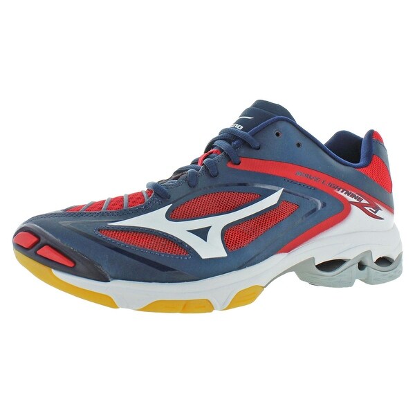 mizuno volleyball shoes orange and black