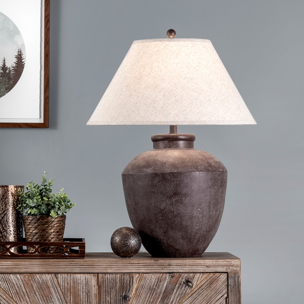 Nala mango wood table lamp top