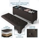 preview thumbnail 152 of 192, Empyrean Tuffted Folding Foot Rest Storage Ottoman Bench with Storage Bins