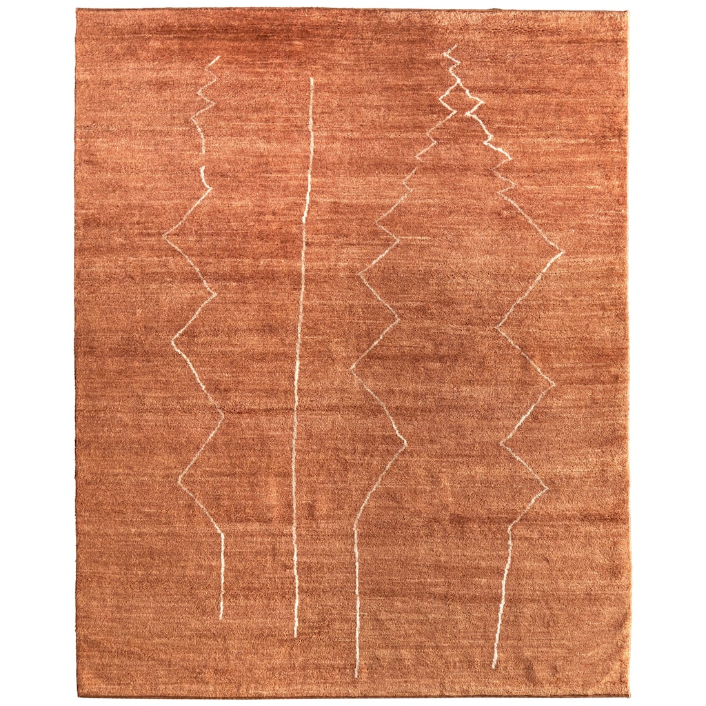 Grand Bazaar Fitzroy Hand Knotted Abstract Modern Area Rug