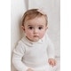 preview thumbnail 9 of 11, Ely's & Co. Organic Cotton Embroidered Collar Collection - Footie + Bonnet