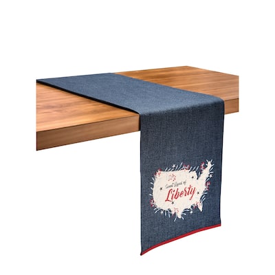13" x 72" Liberty July Fourth Table Runner - 13" x 72"
