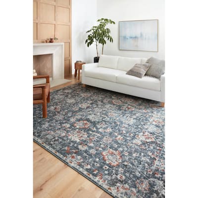 Alexander Home Penelope Floral Oriental Area Rug