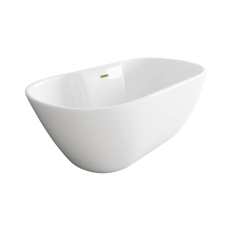 Nicolette Bathtub in Glossy White