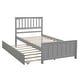 preview thumbnail 2 of 7, Merax Twin-size Platform Bed with a Trundle