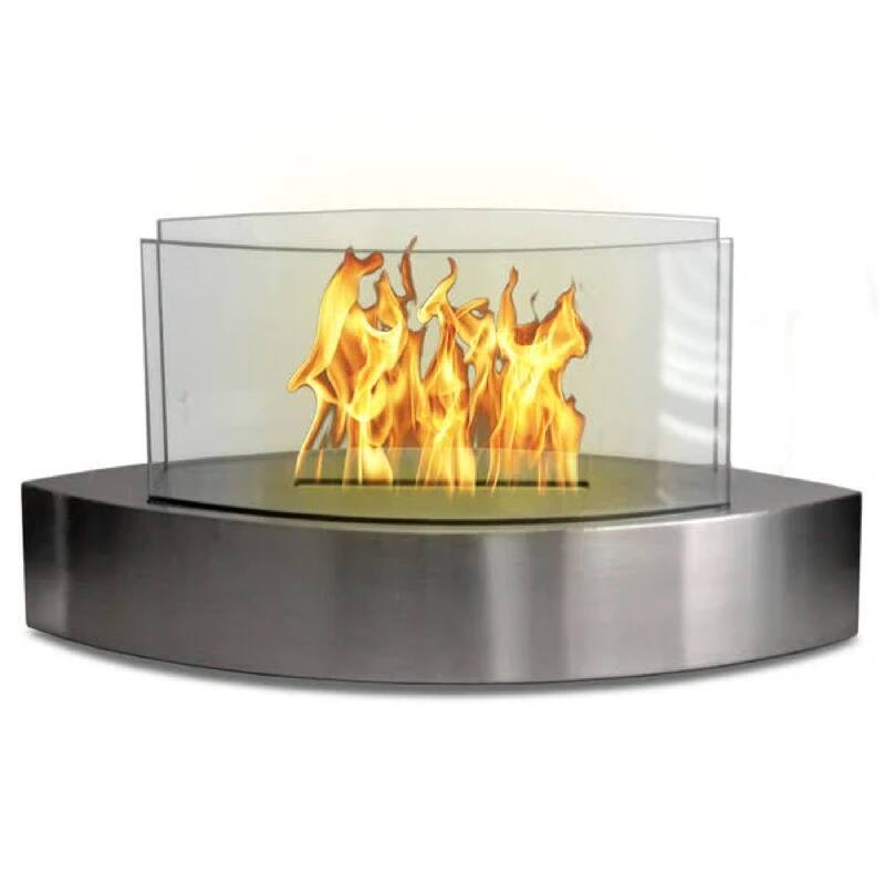 Anywhere Fireplace Tabletop Fireplace-Lexington Model Stainless Steel