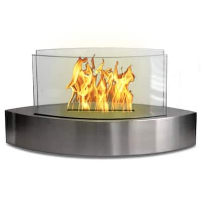 Anywhere Fireplace Tabletop Fireplace-Lexington Model Stainless Steel