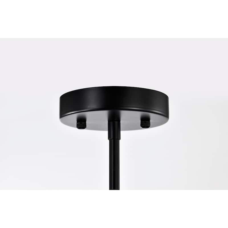 Netu 14 Inch Imitation Wood Grain Finish Pendant with 4 Light