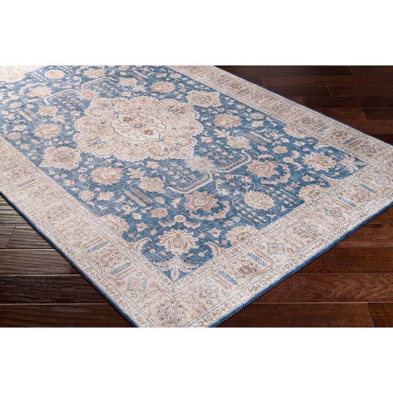 Livabliss Nydia Traditional Medallion Printed Area Rug