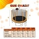 preview thumbnail 5 of 3, SkyBound 10ft Trampoline with Enclosure Net, Outdoor Trampoline for Kids and Adults (Orange)