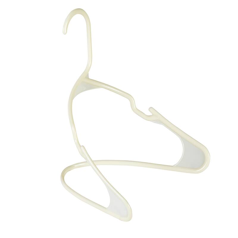 VECELO Plastic Adult Hangers Holds Up To 10 Lbs(25/50 Packs Option), Clothes Hangers