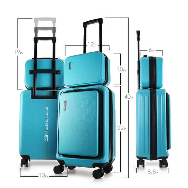 Letter Graphic Luggage Protector, Elastic Travel Suitcase Cover