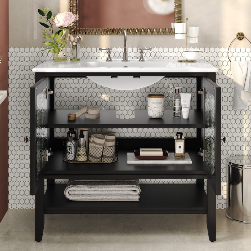 Christopher Knight Home - Kane 36-Inch Bathroom Vanity with Sink