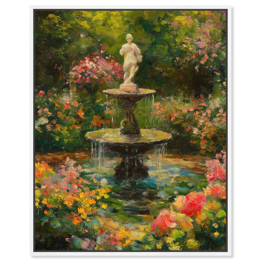 Poured Peace Canvas by Art Remedy