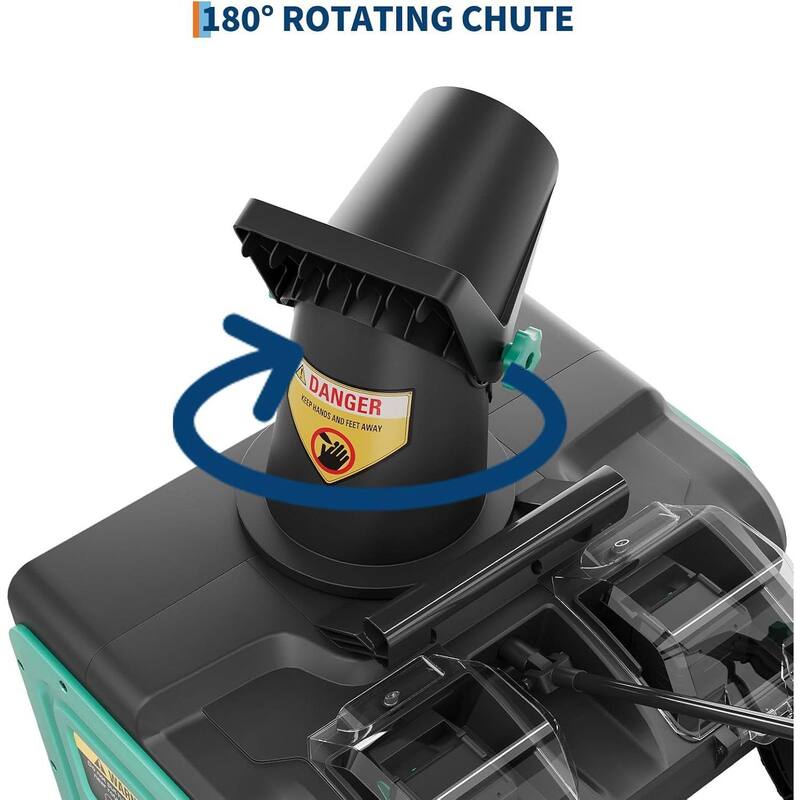 Cordless 20 inch Electric Snow Blower Corded, Snow Thrower for Walkways Deck - N/A