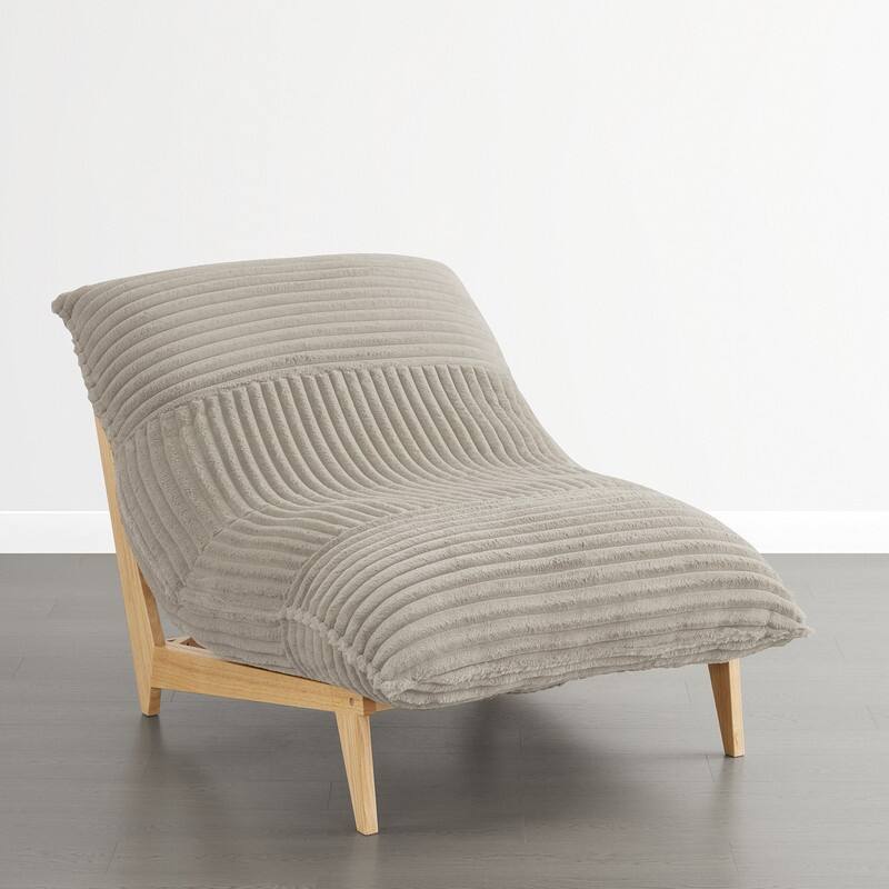 Spruce & Spring Oversized Lounge Accent Chair with Plush Cushions and Solid Wood Frame