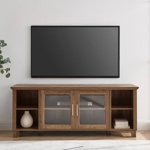 Middlebrook 58-inch Transitional Glass Door TV Console