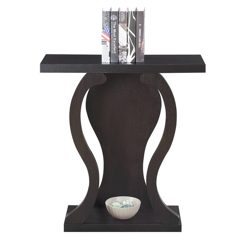 Convenience Concepts Newport Terry B Console Table with Shelf