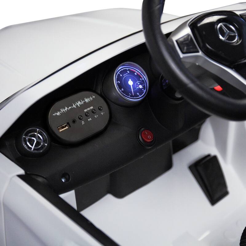 Licensed Mercedes Benz AMG 6V Kids Ride-On Electric Car, Remote Control, Music, USB, Black