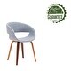 preview thumbnail 11 of 9, Porthos Homes Mid-century Style Dining Chair With Fabric Upholstery