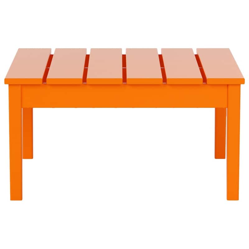 Polytrends Shoreside HDPE Eco-Friendly All Weather Square Modern 32" Conversation Table