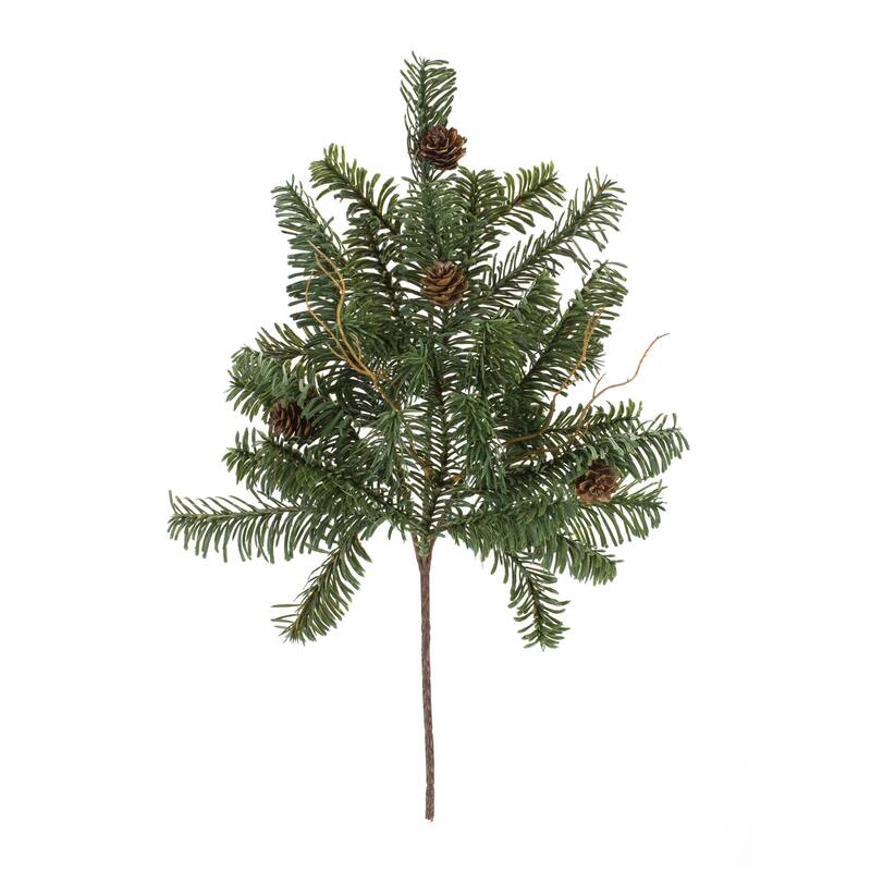 Pine Spray with Pinecones (Set of 6) - 11 x 4 x 17