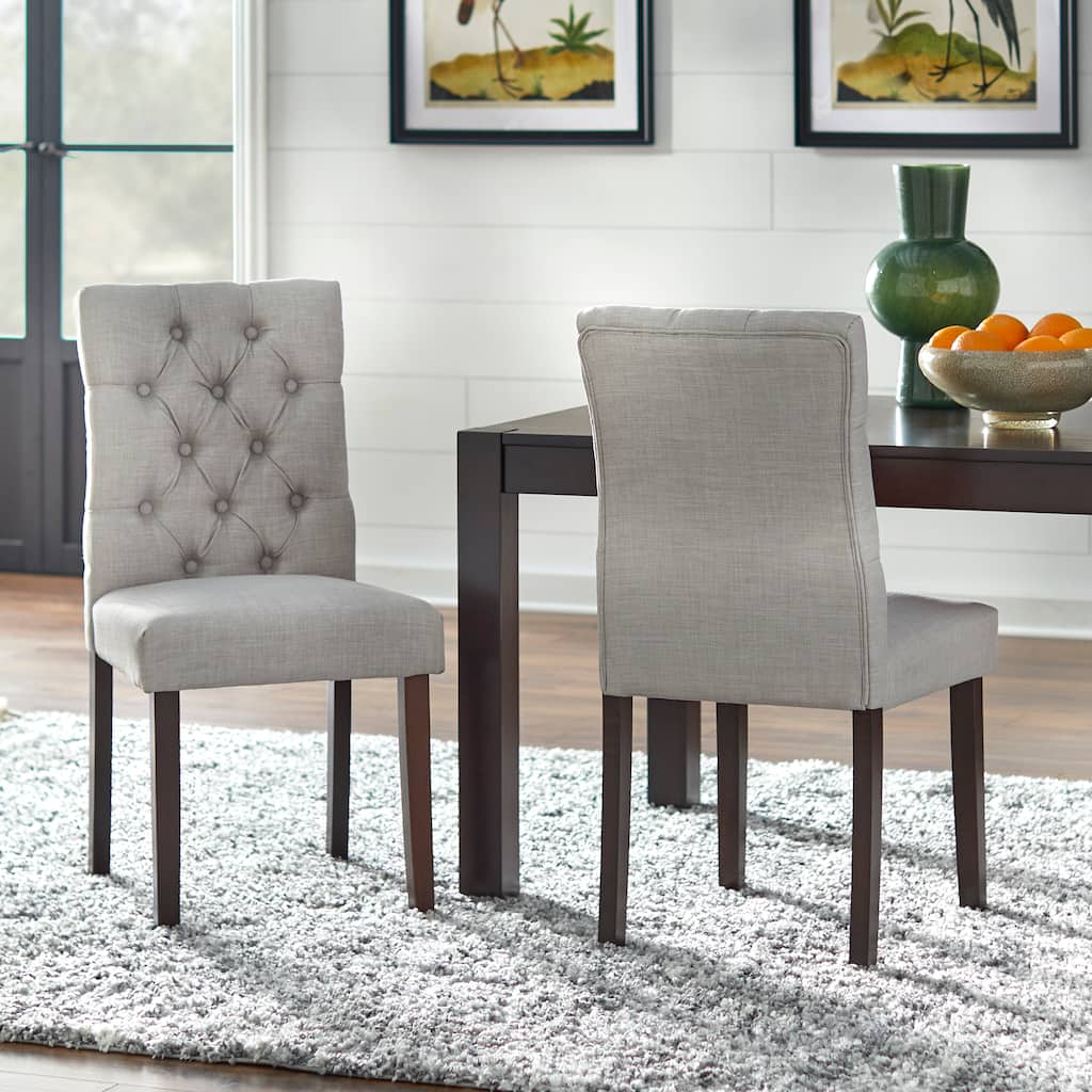 Simple Living Annie Tufted Chair (Set of 2)