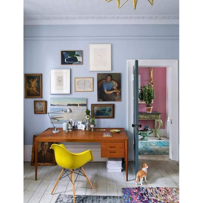 Modern Plastic Dining Chair with Eiffel Dowel Wood Legs – Mid-Century Accent Chair for Kitchen, Dining Room, or Office