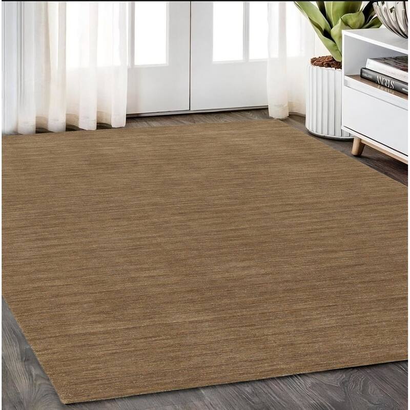 HomeRoots Solid Color Modern Runner Area Rug - 96.06 in. x 59.84 in.  x 0.59 in.
