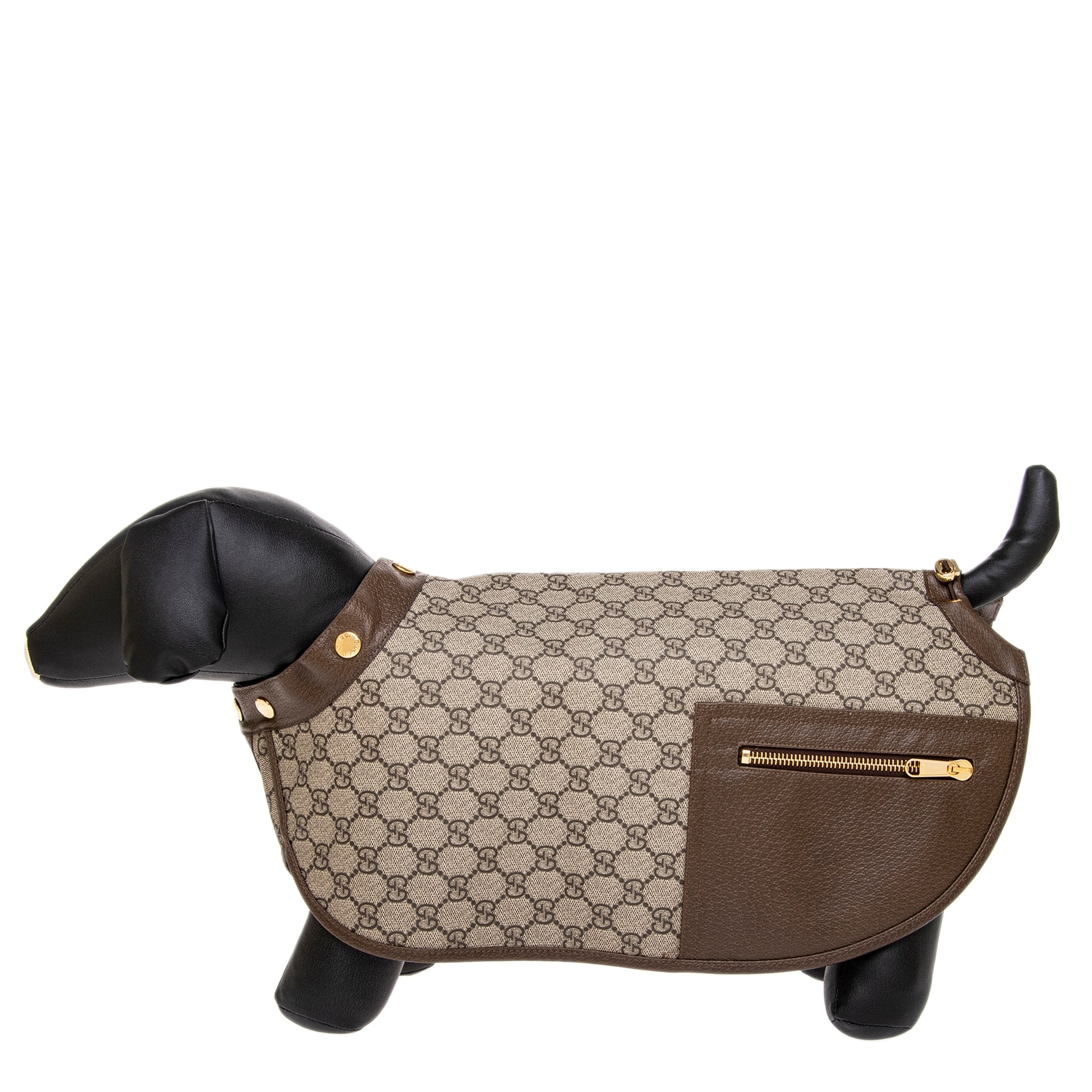 Gucci GG Supreme Hooded Dog Raincoat - Overstock - 44181681