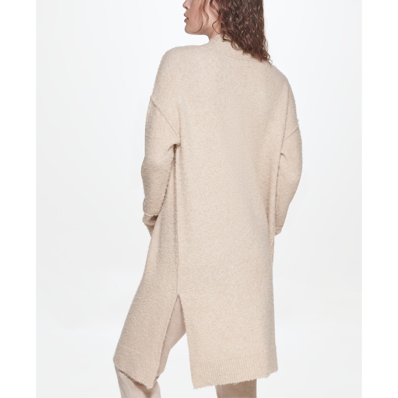 DKNY Oversized Boucle Cardigan