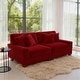 preview thumbnail 42 of 193, Oversized Modular Sectional Sofa Set with Pillows Red/2 Armchair
