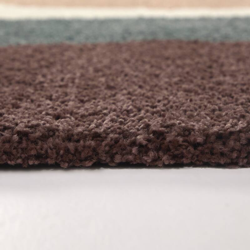 Chapelle Modern Geometric Shag Area Rug