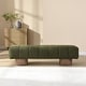 preview thumbnail 6 of 51, Christopher Knight Home - Daniel Upholstered Dining Bench, No-Assembly Entryway & Bedroom Ottoman with Sturdy Wood Legs