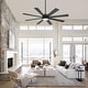 preview thumbnail 106 of 193, 42/48/52/56/60/65-IN LED Ceiling Fan with Light Kit and Remote(5/6/7/8-Blade)
