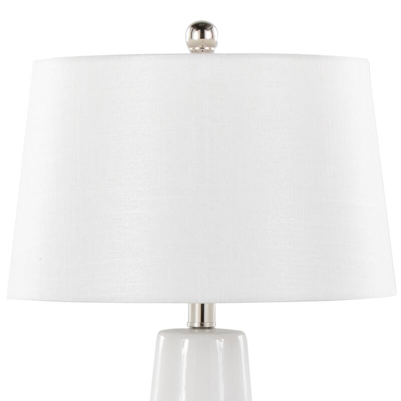Silver Orchid Karina 22" Ceramic Table Lamp