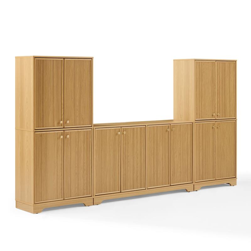 Crosley Naomi 3-Piece Sideboard And Pantry Set