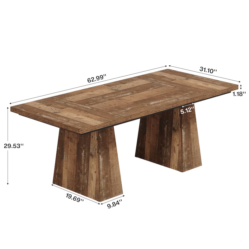 63 Inches Modern Executive Computer Desk