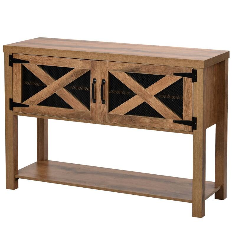 TV Stand Fits TV's up to 44 in. with Storage Cabinets and Shelves