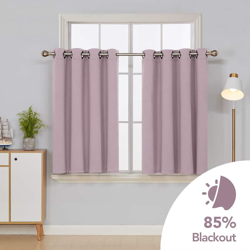 Deconovo Square Grommet Curtain Panel Pair(2 Panel)