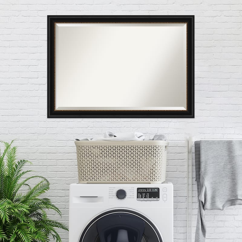 Beveled Wall Mirror - Manhattan Black Frame - Manhattan Black