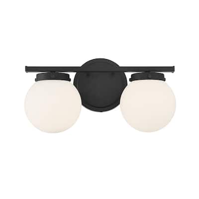 Meridian M80047 2 Light 16" Wide Bathroom Vanity Light
