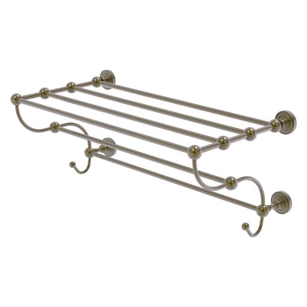 slide 2 of 28, Allied Brass Dottingham Collection Train Rack Towel Shelf