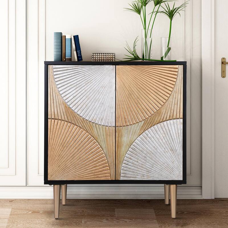 2-Door Accent Cabinet Bar Storage Sideboard Dining Room Buffets Bedroom Living room - 36" H x 31.5" W x 15.5"D