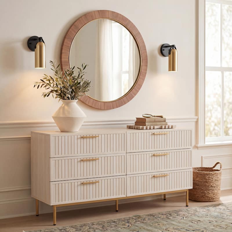 SAFAVIEH Home Axelle 6 Drawer Dresser