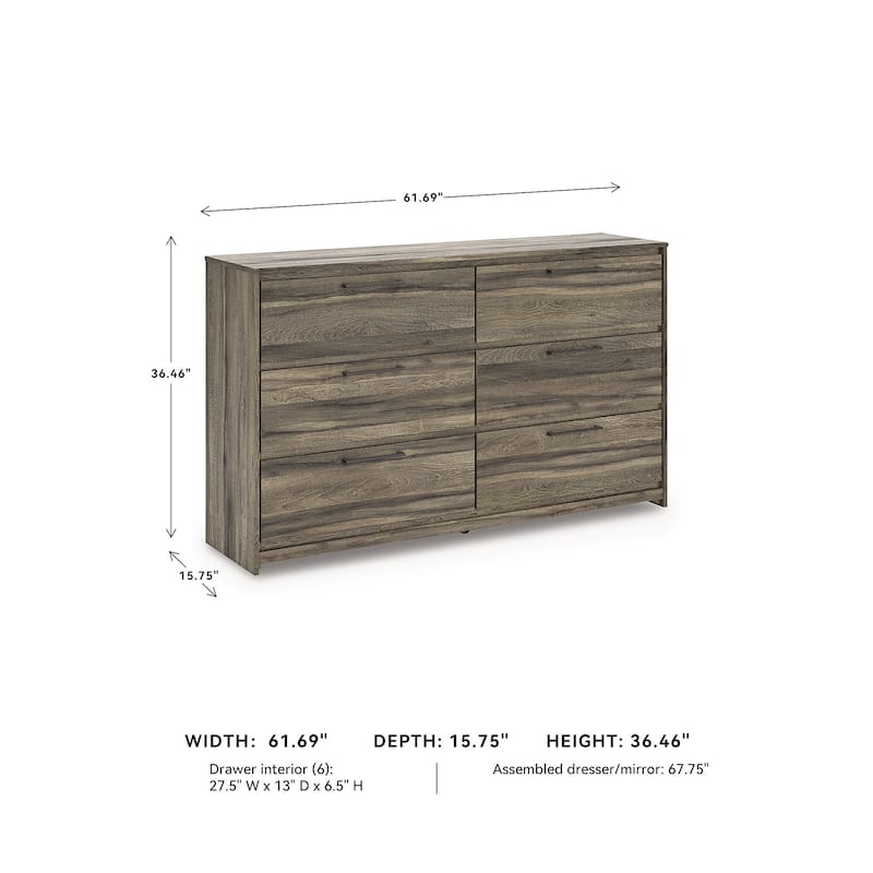 Signature Design by Ashley Baystorm Brown Dresser