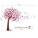 preview thumbnail 3 of 3, Walplus Huge Pink Tree Classic Live Laugh Love Quote Home Wall Sticker