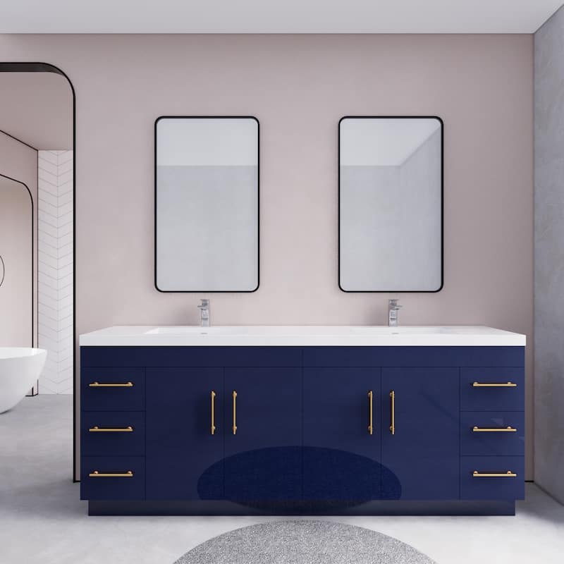 Eliza 84'' Freestanding Vanity with Double Sink