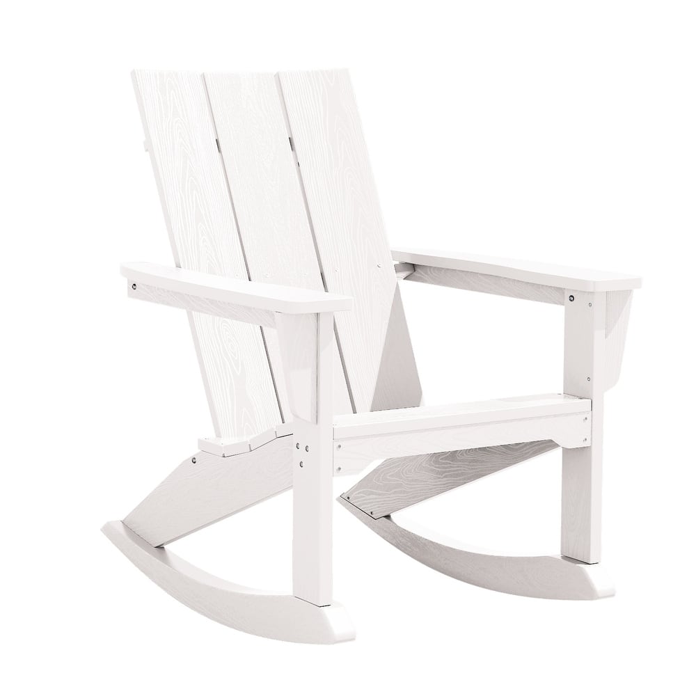 Modern Rocking Plastic Outdoor Adirondack Chair