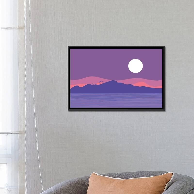 iCanvas "Tropical Landscape III" by The Old Art Studio Framed
